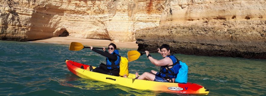 Algarve: Benagil Beach 2-Hour Double Kayak Rental