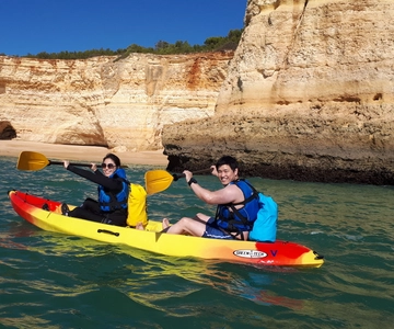 From Benagil: Benagil Caves Kayak Tour