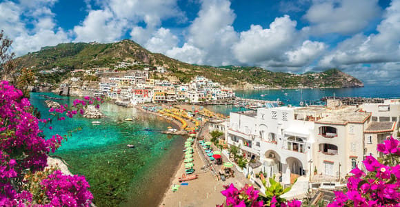Boat tour around the island of Ischia with a stop in Sant&#39;Angelo