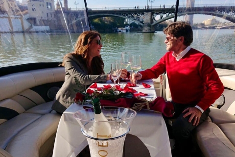 Seville: Exclusive River Boat Tour with Tapas Shared Tour