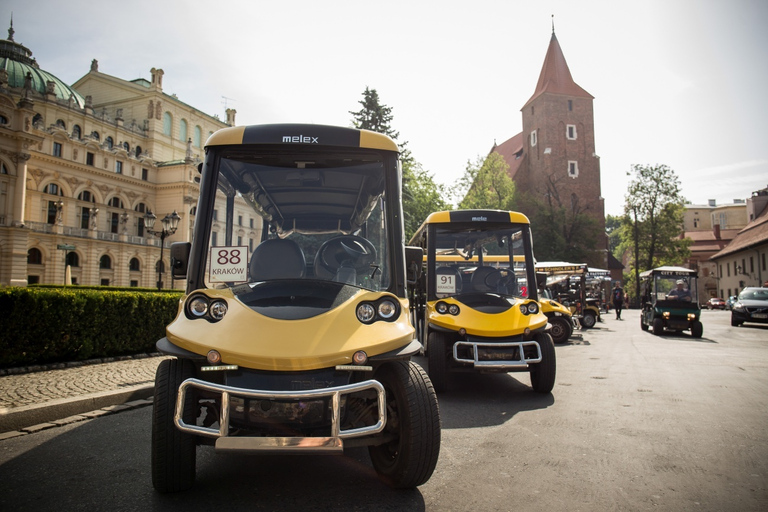 Cracovia: tour privado en coche eléctrico de 3 distritos