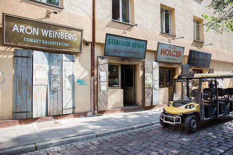 Cracovie : visite privée en voiture électrique dans les 3 quartiers