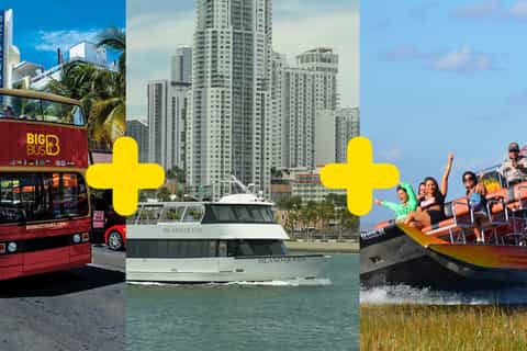 miami big bus everglades tour por la ciudad y en barco