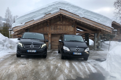 Flughafen Genf: Privater Transfer zum Skigebiet Avoriaz