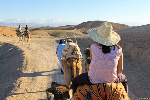 Ab Marrakesch: Agafay-Wüstentour mit Mittagessen & Kamelritt