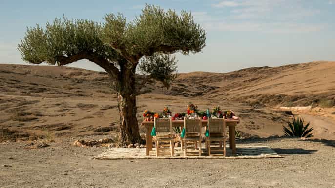 marrakesh agafay desert tour with lunch and camel ride