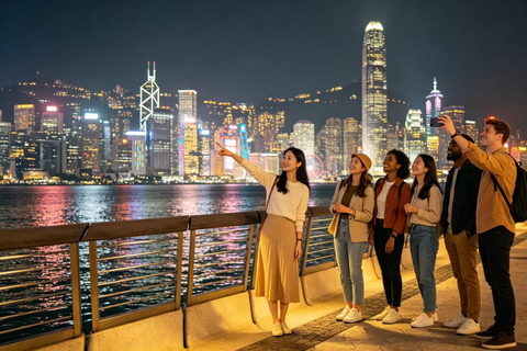 Hong Kong: Victoria Harbour Night Walk & Symphony of Lights