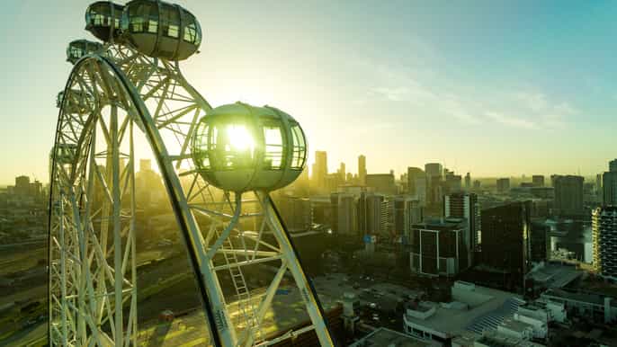 melbourne melbourne star 30min flight with private cabin