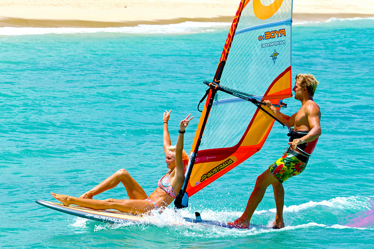 Miami: windsurfen voor beginners en experts1 uur windsurfen