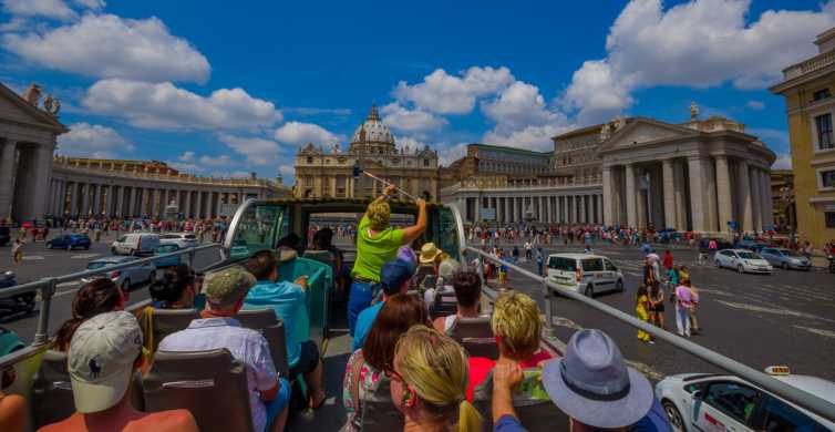 Roma: bus hop-on hop-off con Vaticano e Cappella Sistina