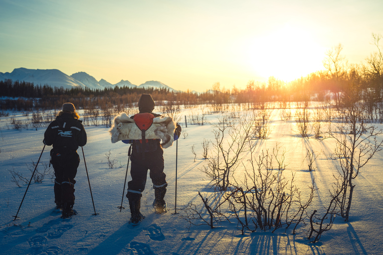 De Tromsø: randonnée en raquettes et visite du camp Husky