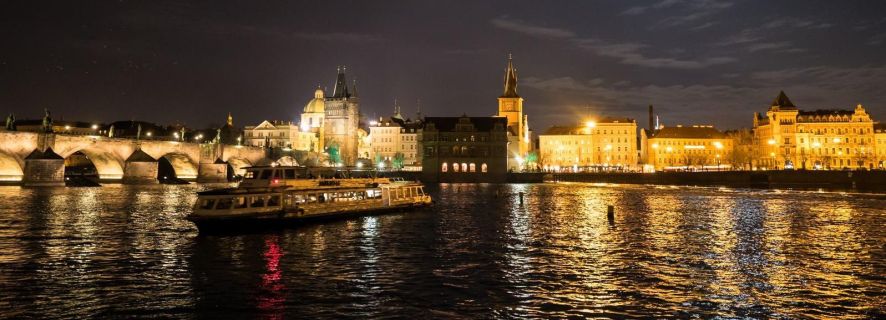 Прага: вечерний 50-минутный экскурсионный круиз