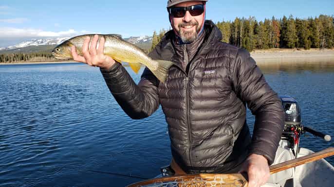 yellowstone private lewis lake fishing trip from jackson