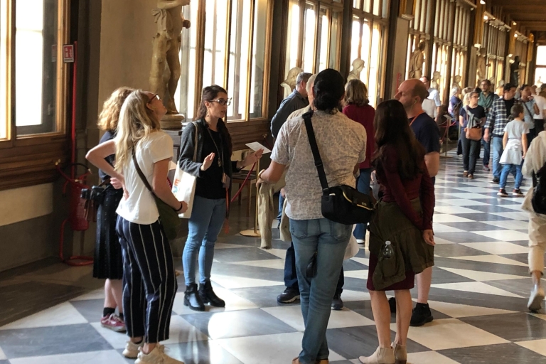 Florenz: Halbprivate Tour durch die UffizienFührung in englischer Sprache
