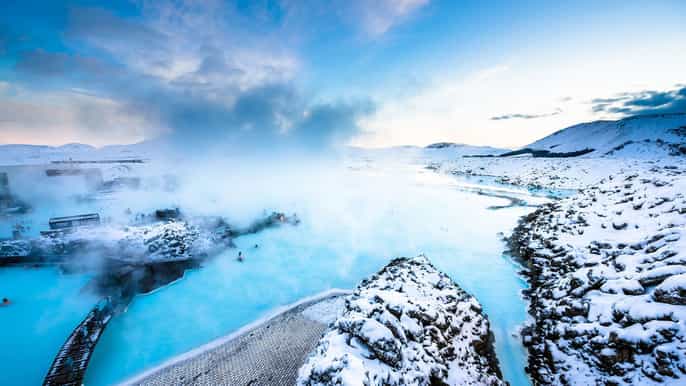 golden circle waterfall tour volcano crater blue lagoon