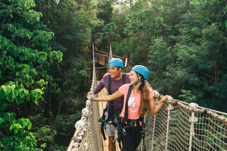 Oahu: North Shore Zip Line Adventure with Farm Tour Zip Line Option with No Transportation (Meeting Point)