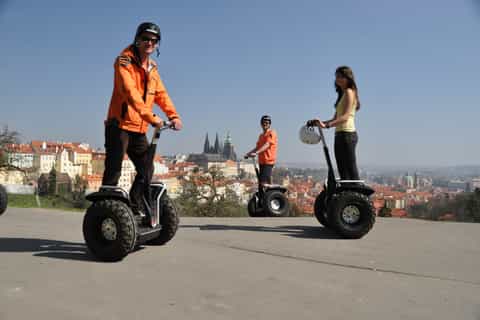 Prague: Small-Group Segway Tour with Included Taxi Transport