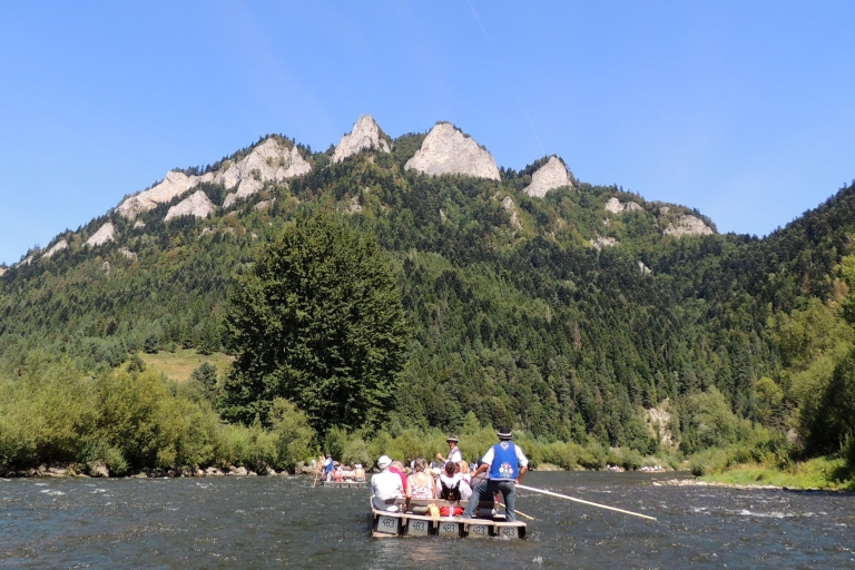 Vanuit Krakau: Dunajec River Rafting Tour van een hele dag