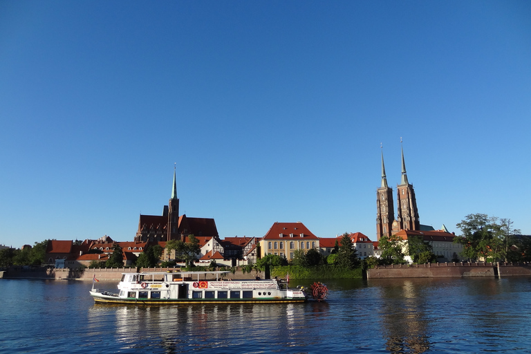 Oder river cruise and walking tour of Wroclaw Tour in Portuguese, French, Italian