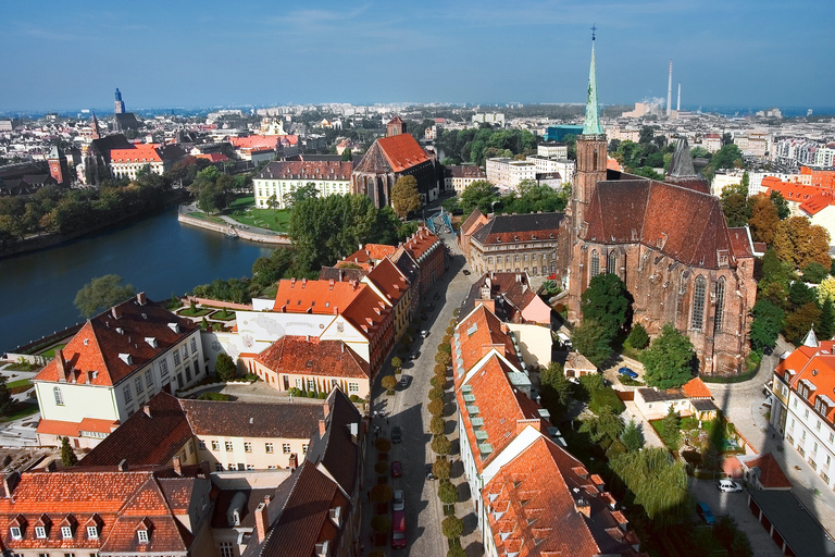 Oder river cruise and walking tour of Wroclaw Tour in Portuguese, French, Italian