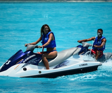 Cancun: Waverunner w lagunie Nichupte