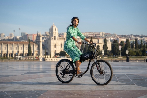 Lissabon: Radtour am Fluss nach BelémLissabon: 3-stündige E-Bike-Tour auf Englisch