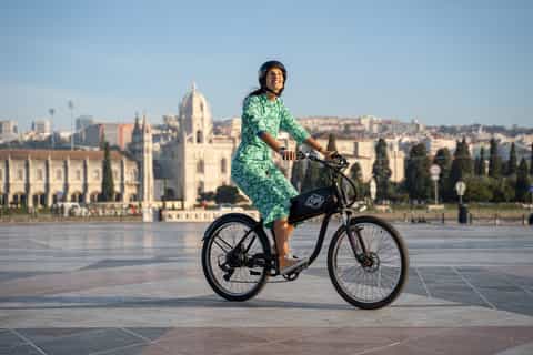 lisbon 3hour bike tour by the river to belém