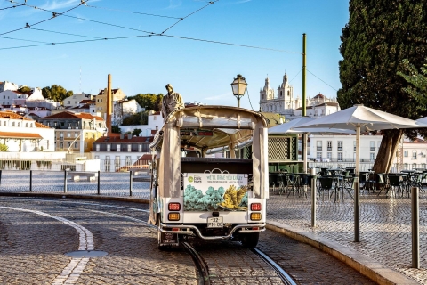 Lisbonne : parcours de 2 h du tram 28 en tuk-tuk écologiqueVisite en portugais