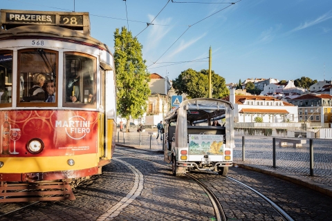 Lisbon: 2-Hour Historic Tram 28 Tour by Eco Tuk-Tuk Tour in German