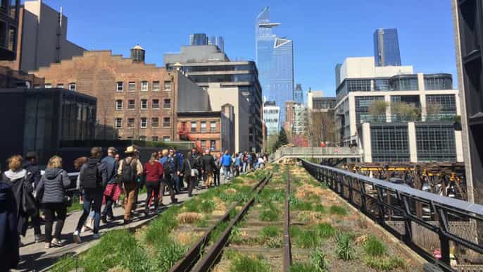 nueva york recorrido a pie por high line y hudson yards