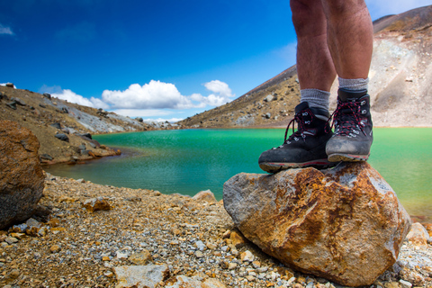 Depuis Taupo : transfert en navette pour la traversée des Alpes du Tongariro