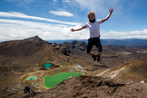 From Taupo: Shuttle Transfer for Tongariro Alpine Crossing Shuttle From Taupo Accommodation