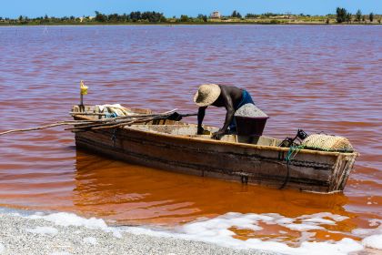 From Dakar or Saly: Half-Day Tour to Pink Lake