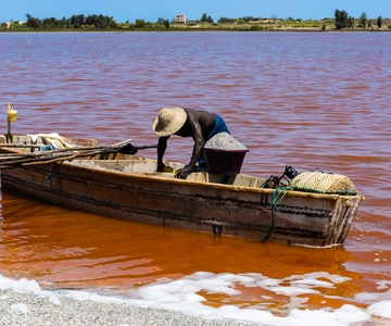 From Dakar or Saly: Half-Day Tour to Pink Lake