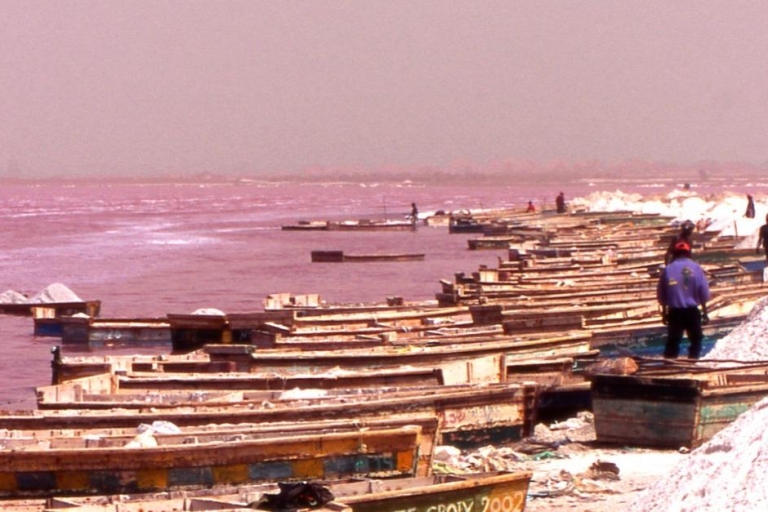 Desde Dakar o Saly: tour de medio día al lago PinkDe Saly