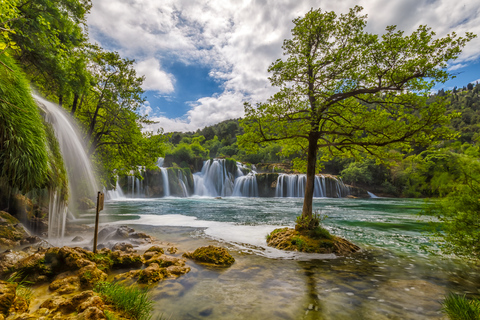From Split: Krka Waterfalls Tour with Boat Ride & Swimming
