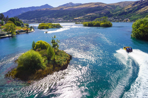 Queenstown: paseo en lancha motora por el río Shotover y el río Kawarau