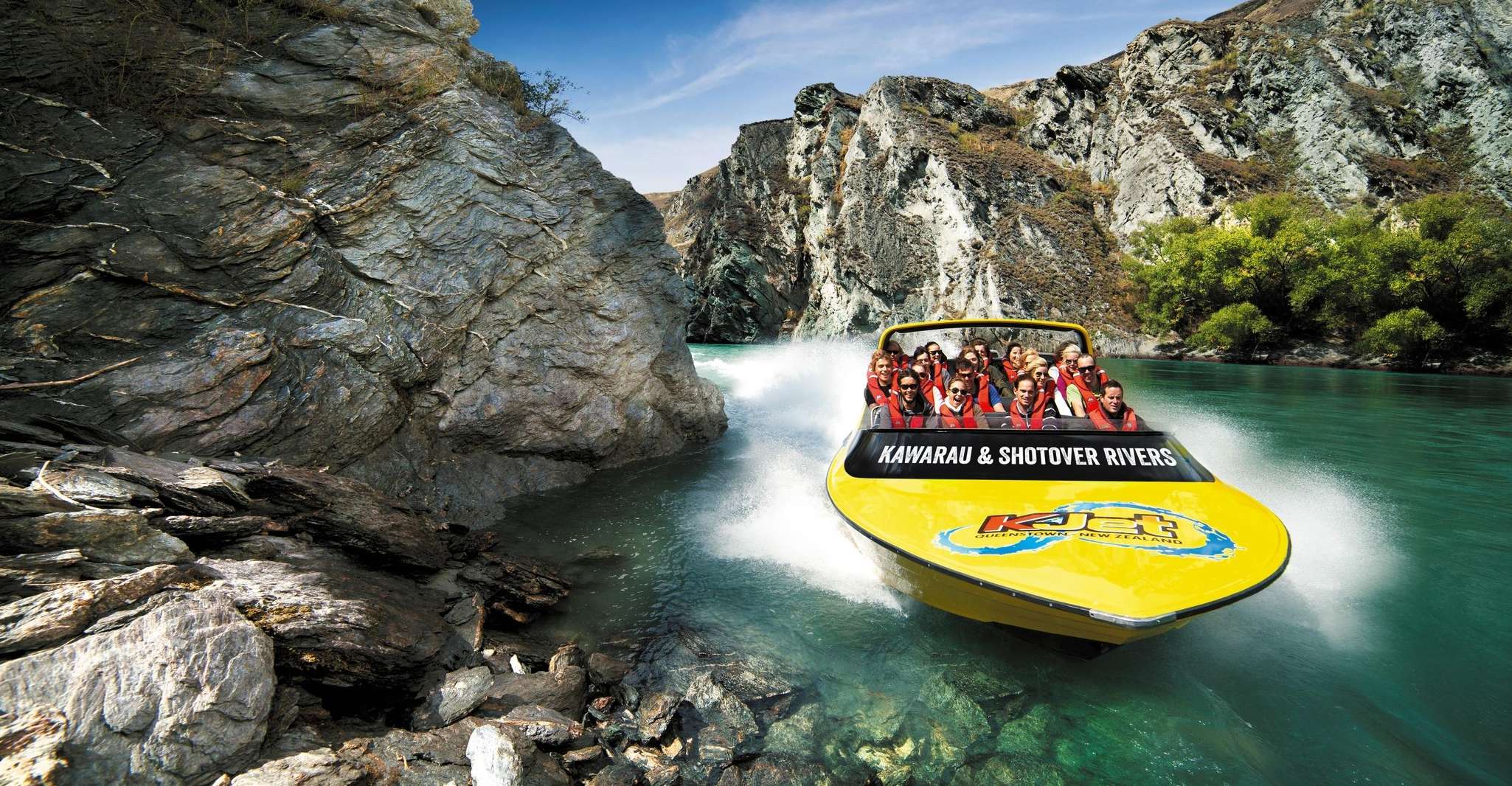 Queenstown Shotover Jet Boat Ride in Queenstown, New Zealand
