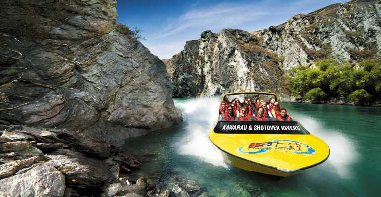 Queenstown Shotover River and Kawarau Jet Boat Ride GetYourGuide