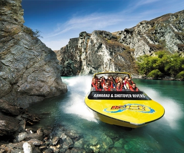 Queenstown : Tour en bateau de la rivière Shotover et de la rivière Kawarau