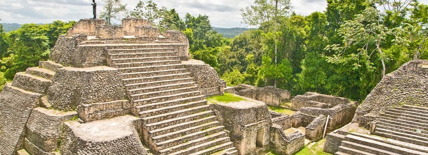 San Ignacio : Visite des ruines mayas de Caracol et des chutes d'eau avec déjeuner