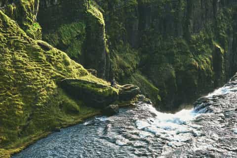 From Reykjavík: Glymur Waterfall Hike and Krauma Baths