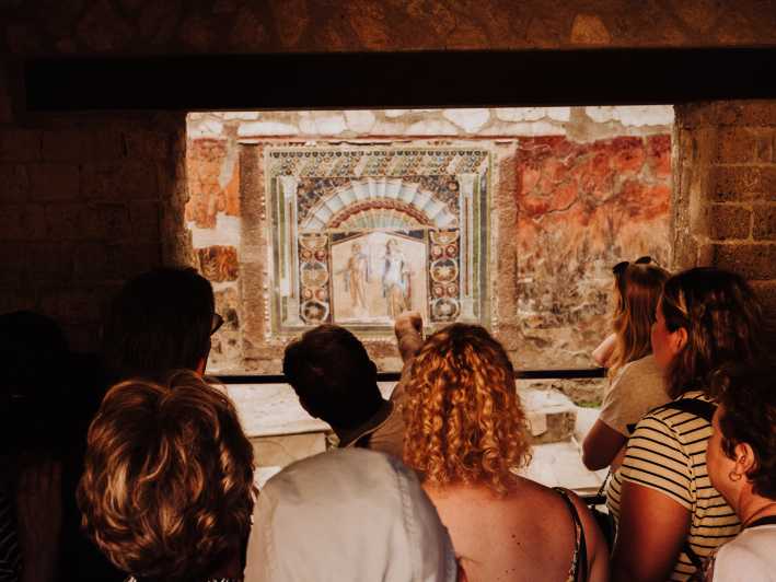 Da Napoli: Pompei ed Ercolano con guida archeologica
