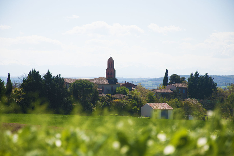 Scenic E-Bike Ride to a Hilltop Village from Toulouse