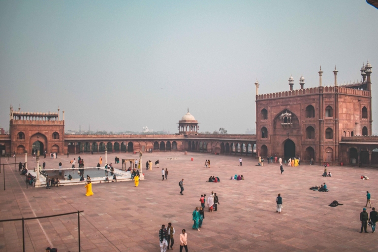 Delhi: Ganztägige Privattour, Qutb Minar und EintrittsgelderDelhi: Tagestour durch Delhis Monumente mit Transfer