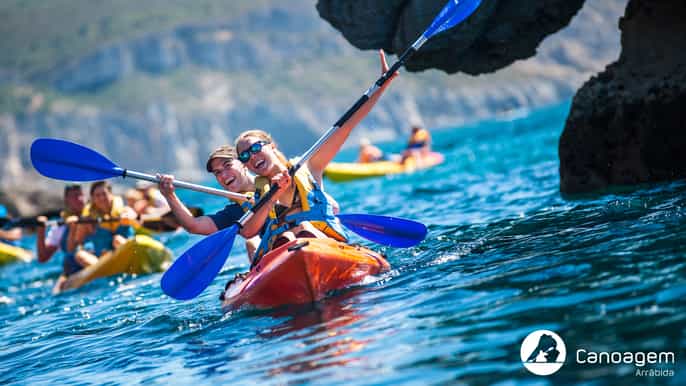 sesimbra aventura de canoa no parque natural da arrábida