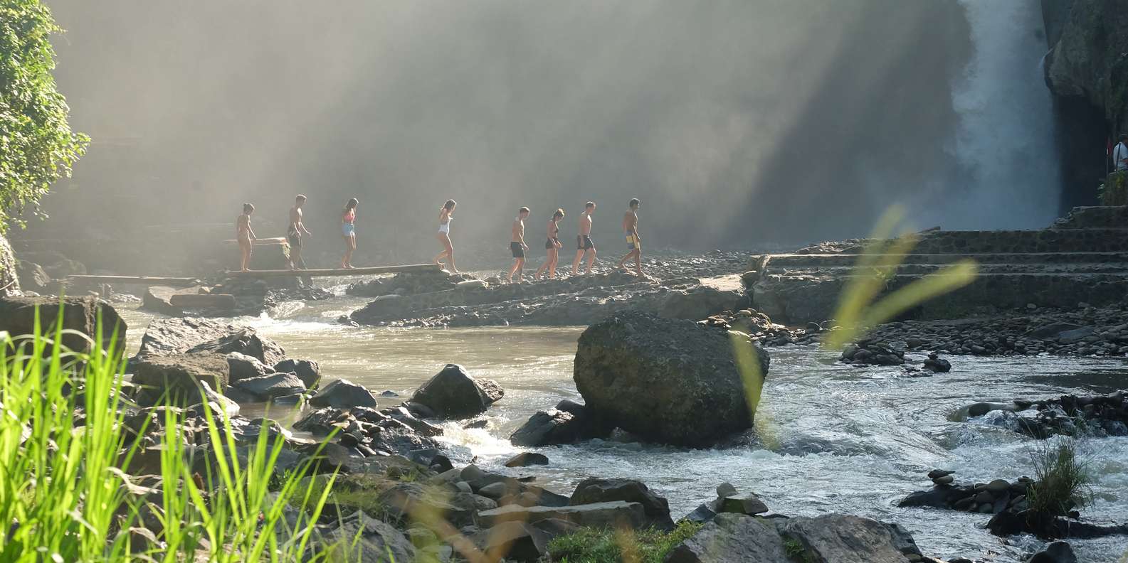 Ubud: Tegenungan Waterfall, Snorkeling, and Canyoning Tour