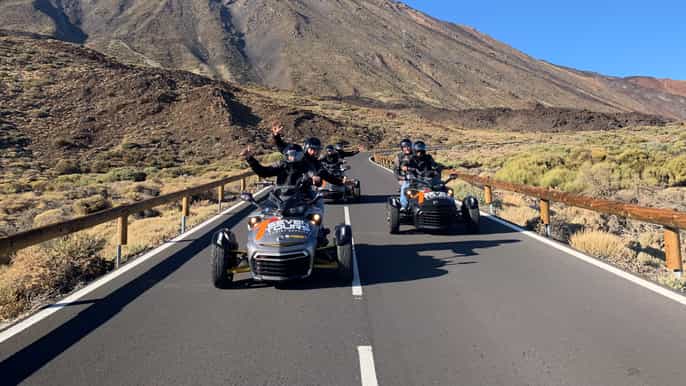 tenerife 3wheeled motorcycle tour to teide national park