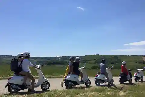 Florence : Visite d'une jounée en Vespa dans la région du Chianti