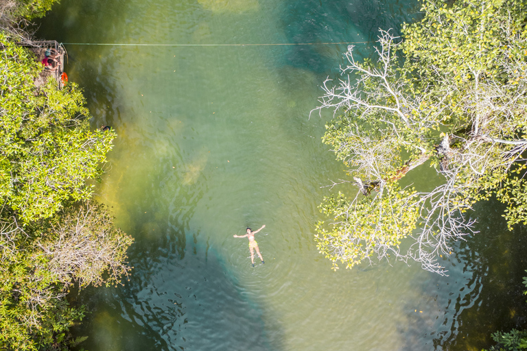 Bonito: Snorkeling, Waterfalls, & Grotto at Ceita Corê Farm Local Guided Tour in Portuguese